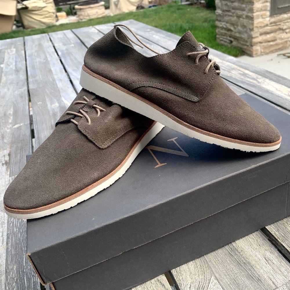 Nisolo Sedona Travel Derby Slate Grey